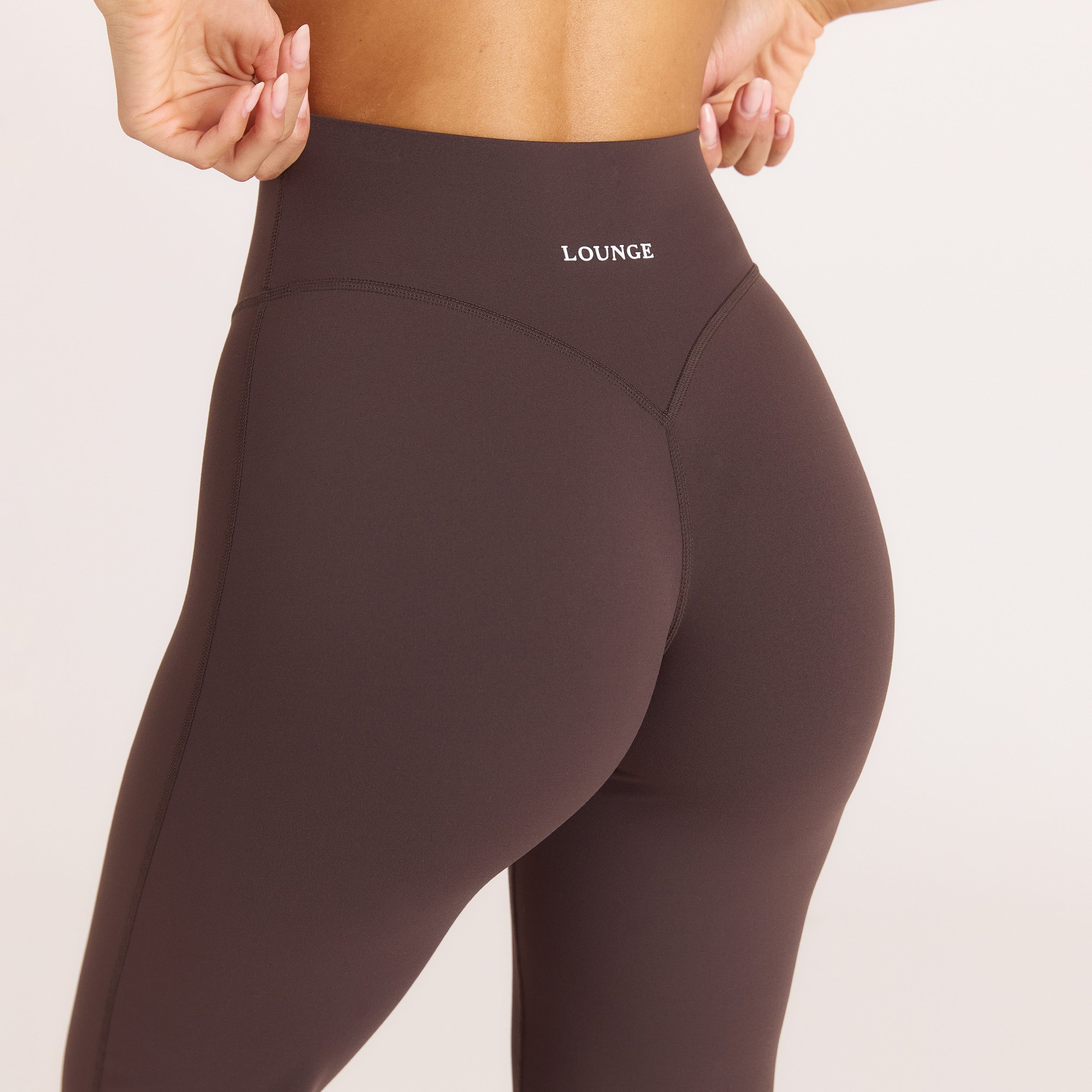 ContourSoft Udslåede Leggings | ContourSoft Udslåede Leggings - Mørk Chokolade