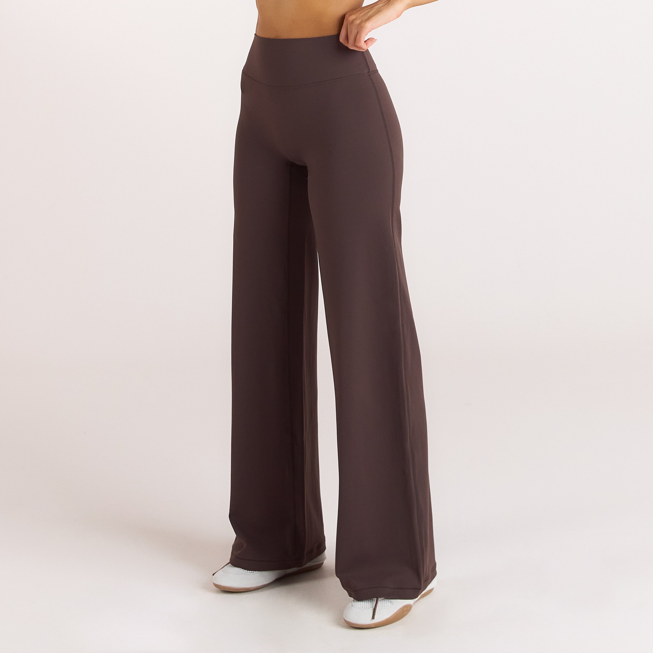 ContourSoft™ Leggings med lige ben | ContourSoft™ Leggings med lige ben - Mørk Chokolade