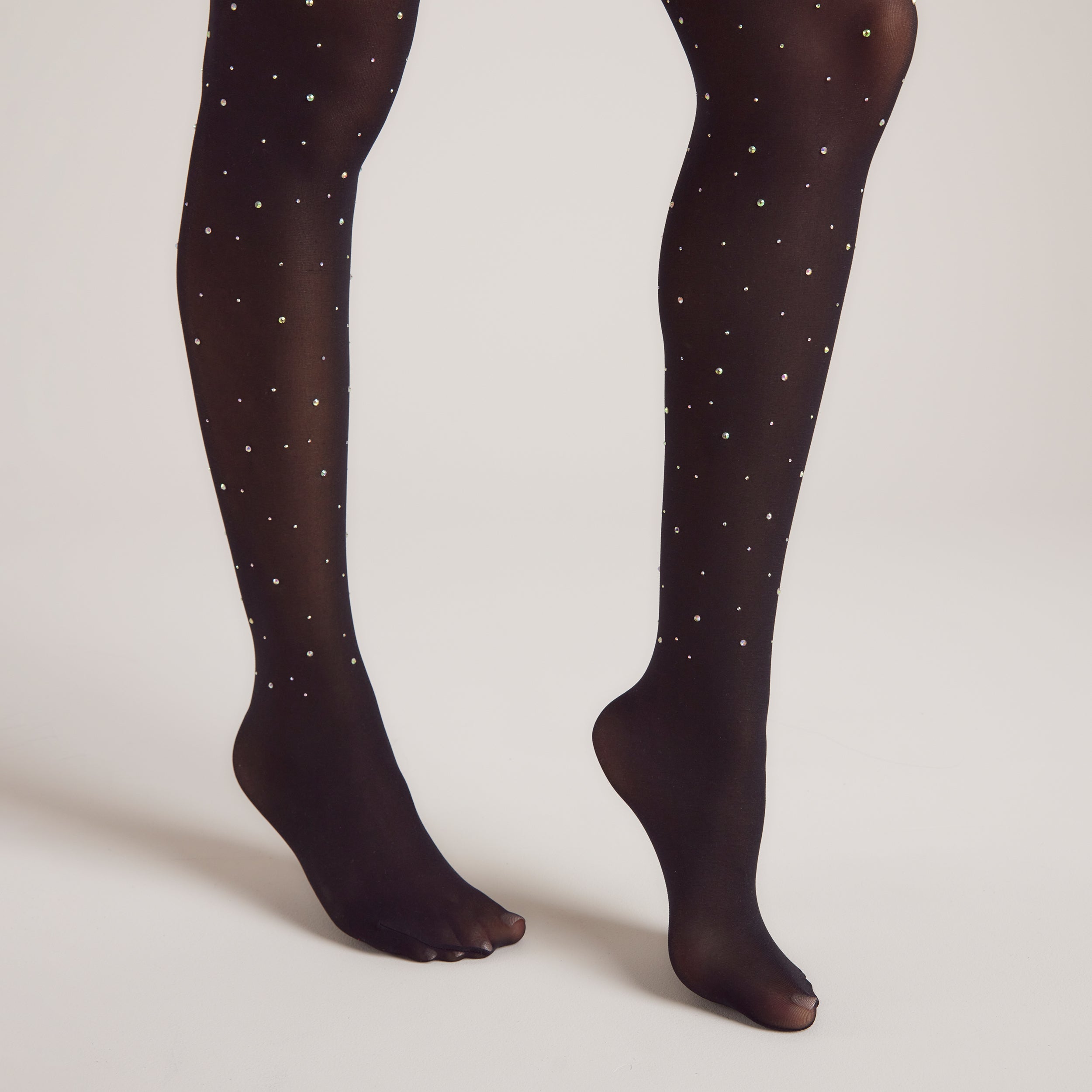 Diamanté Strømpebukser (40 denier)  | Imaani, S-M