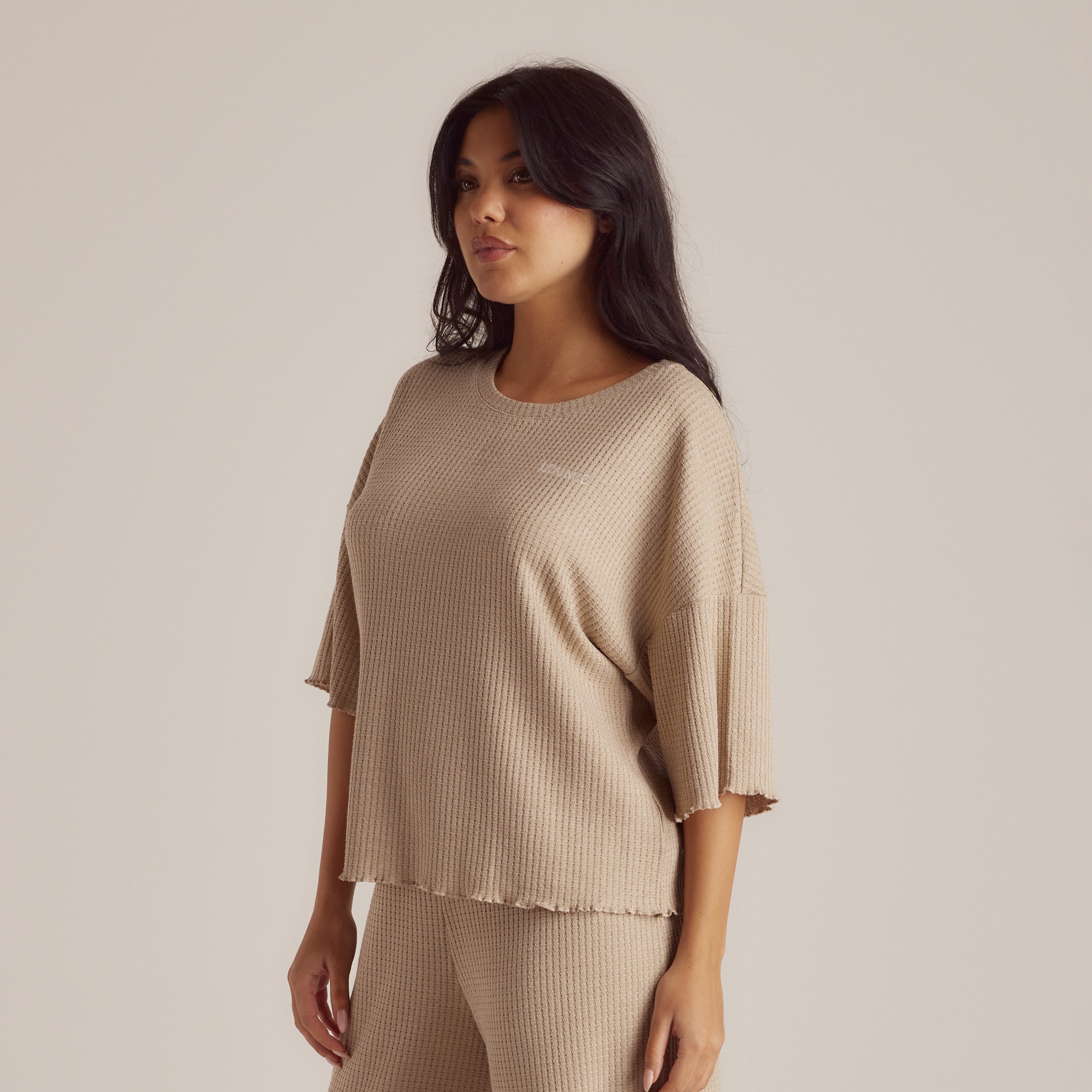 Soft Waffle Pyjama Top  | Imaani, S