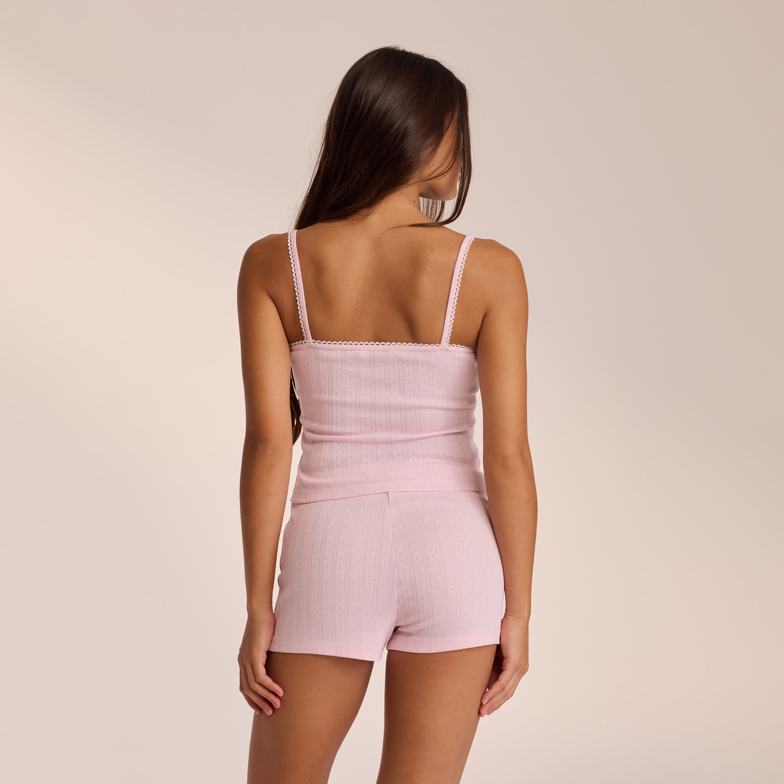 Pointelle Strappy Pyjamatop  | Ava, XS