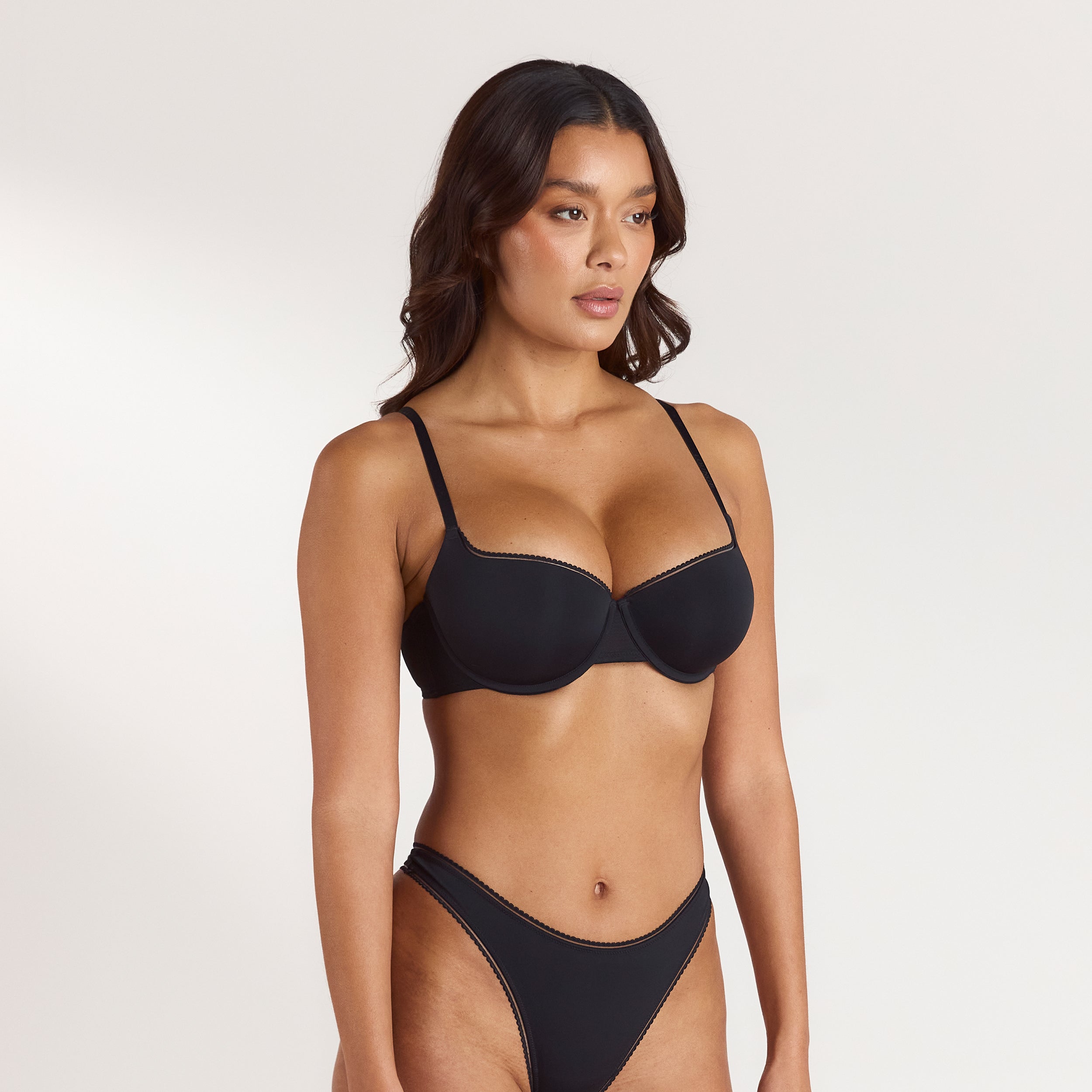 Comfort Extreme Push-Up Balconette BH | Comfort Extreme Push-Up Balconette BH - Sort