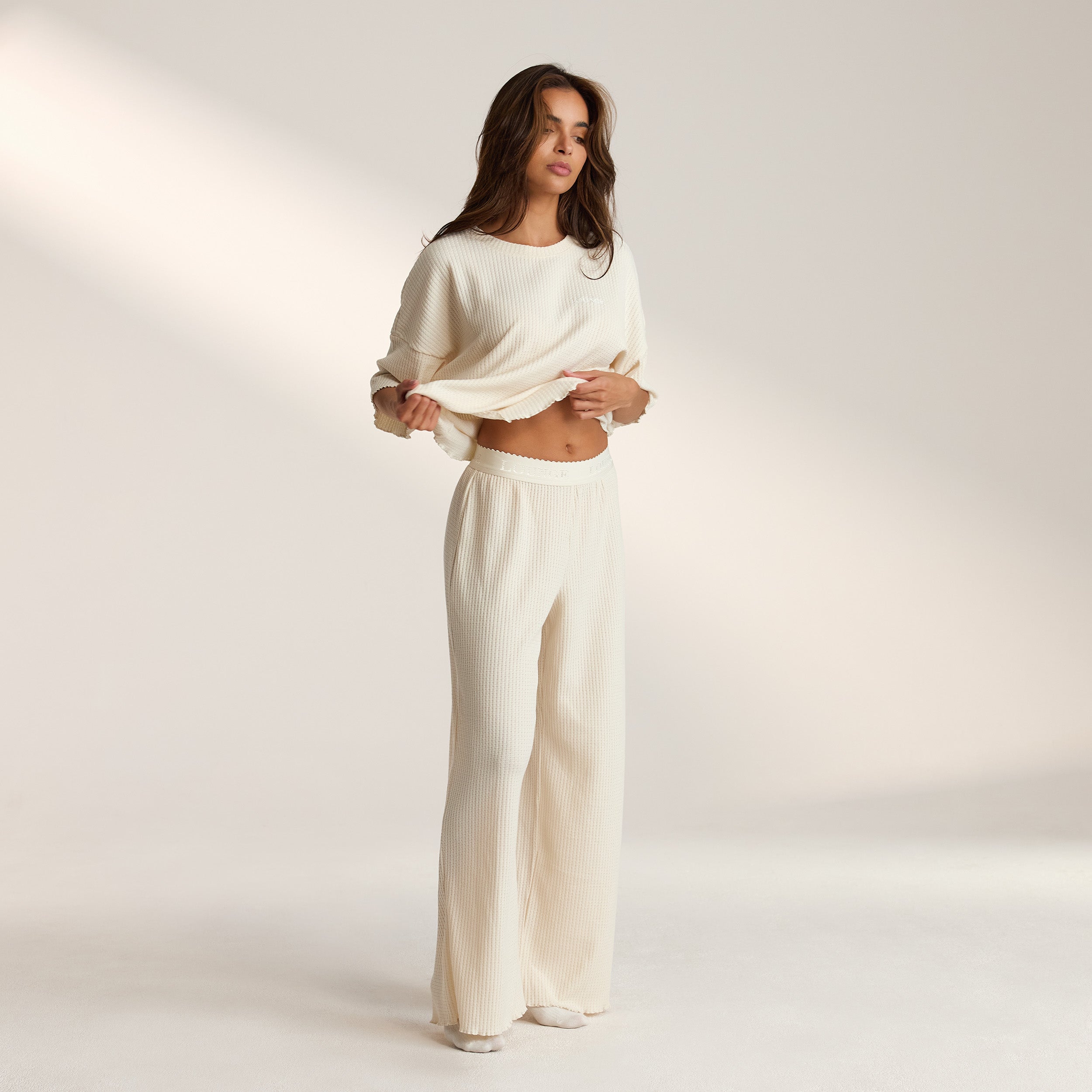 Soft Waffle Pyjama Bukser | Leidy, XS