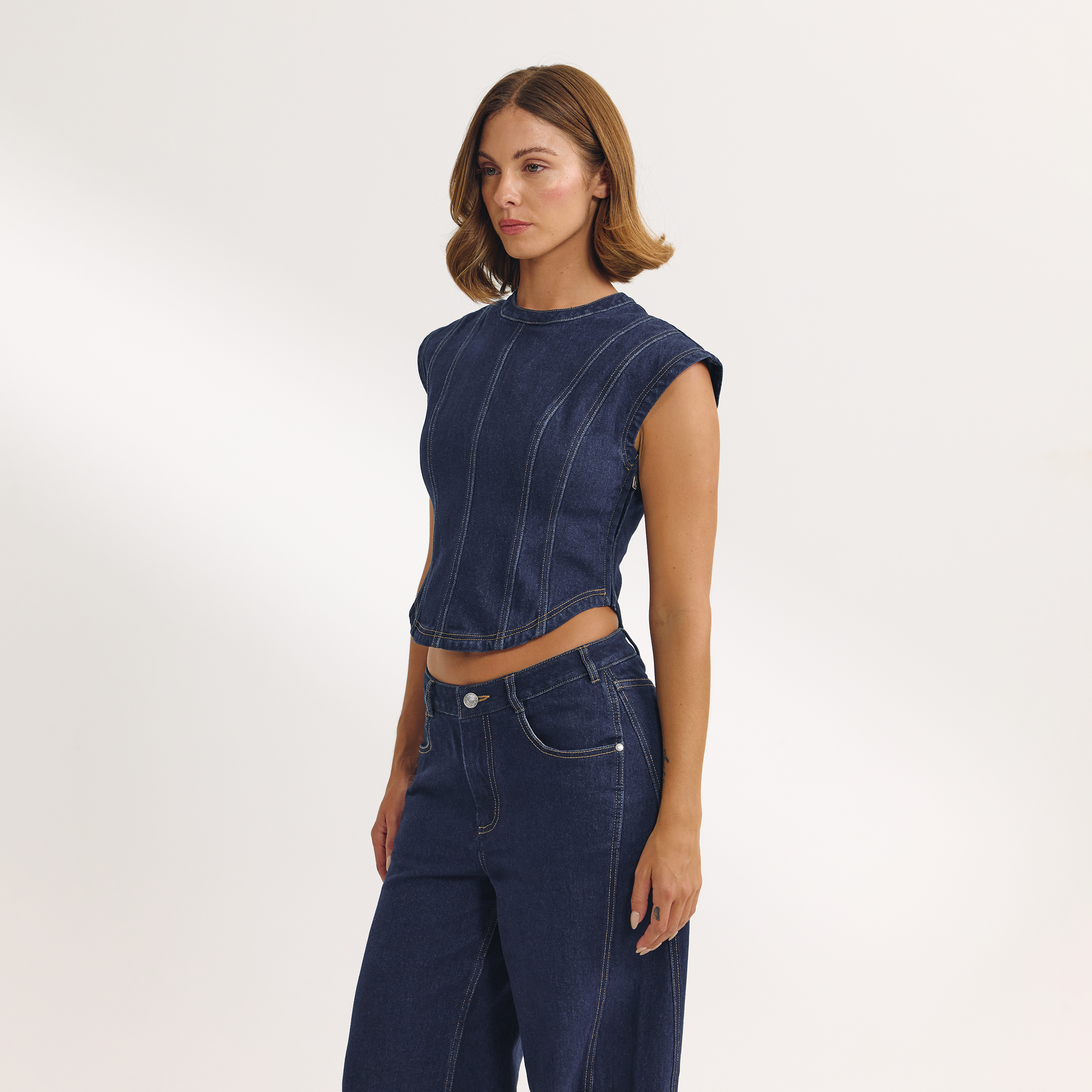 Figursyet Denimtop | Figursyet Denimtop - Indigo