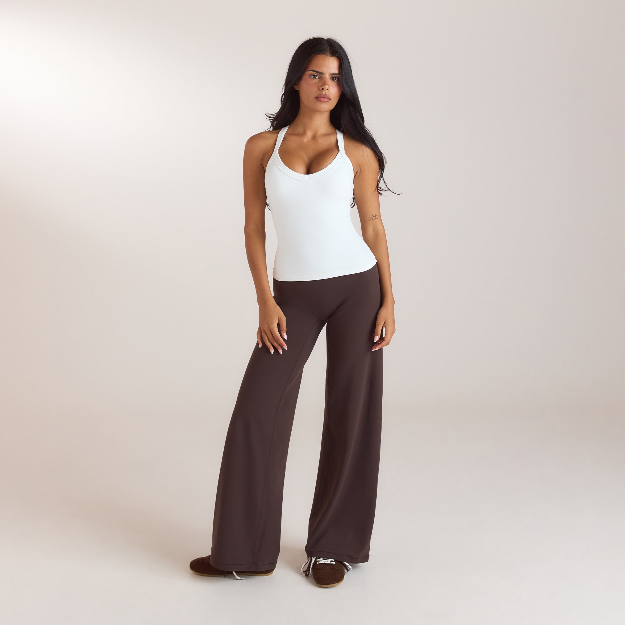 ContourSoft™ Cami-top med v-hals | ContourSoft™ Cami-top med v-hals - Hvid