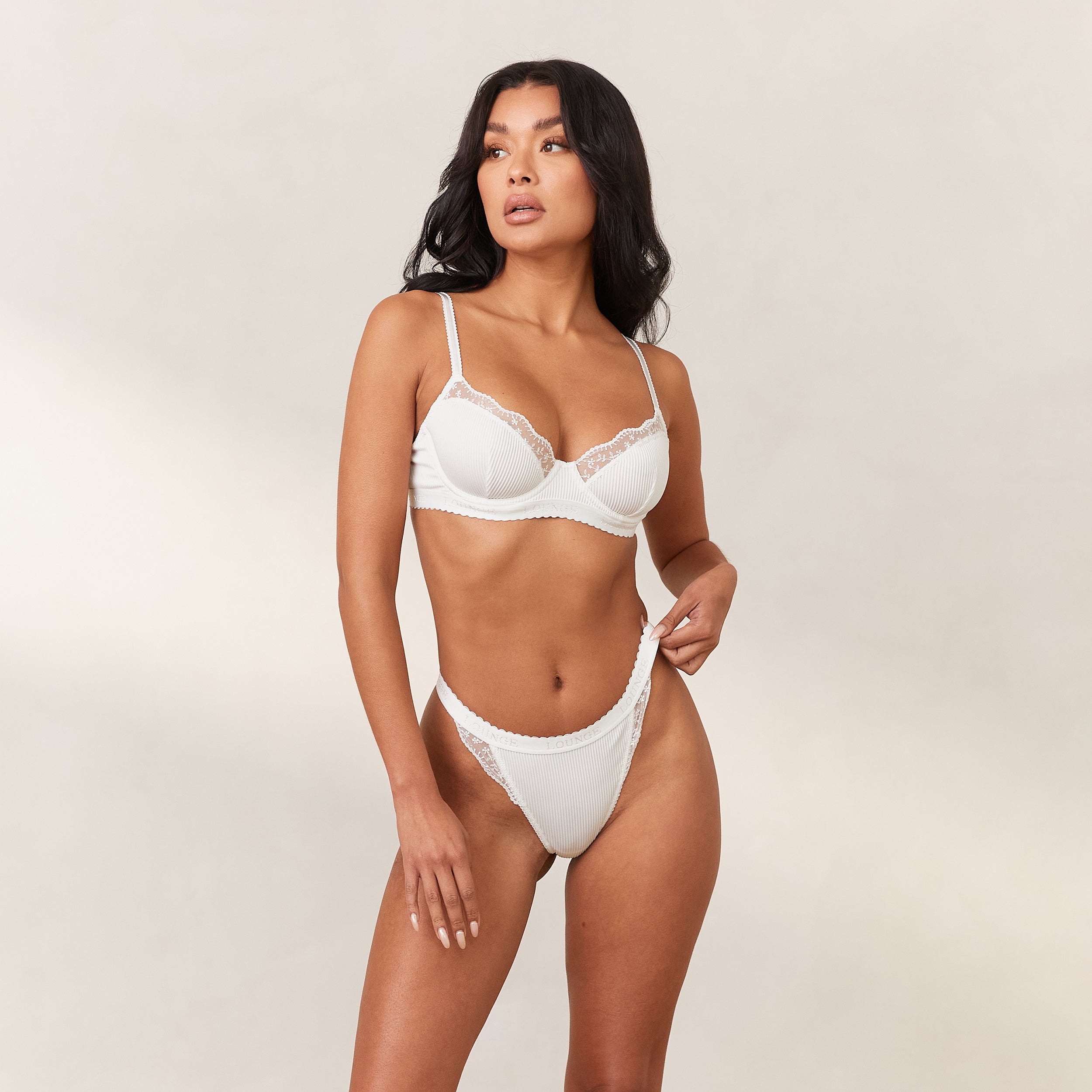 Ribbed Balcony BH | Muriel, 75D/S (Thong)