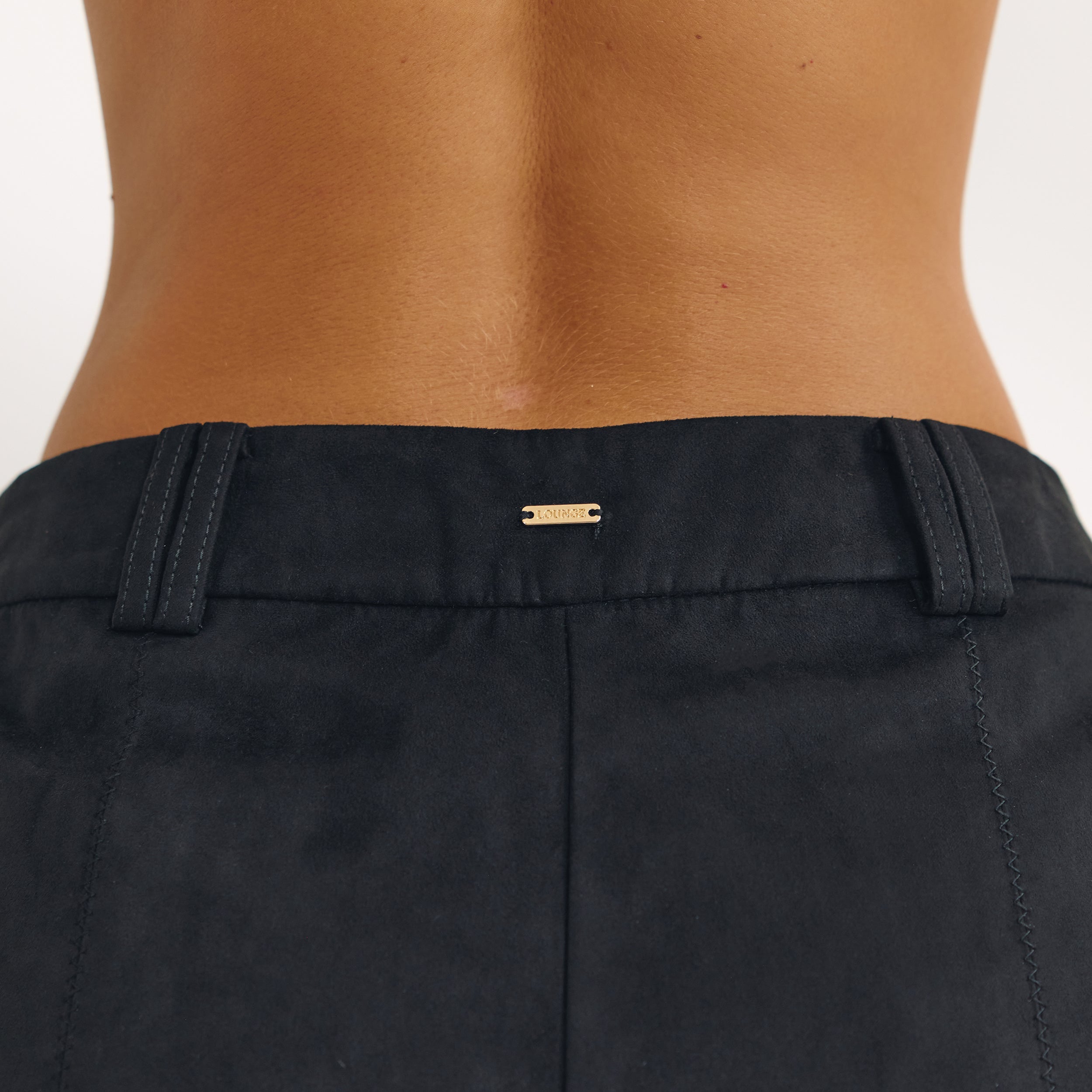 Suedette Shorts | Suedette Shorts - Sort