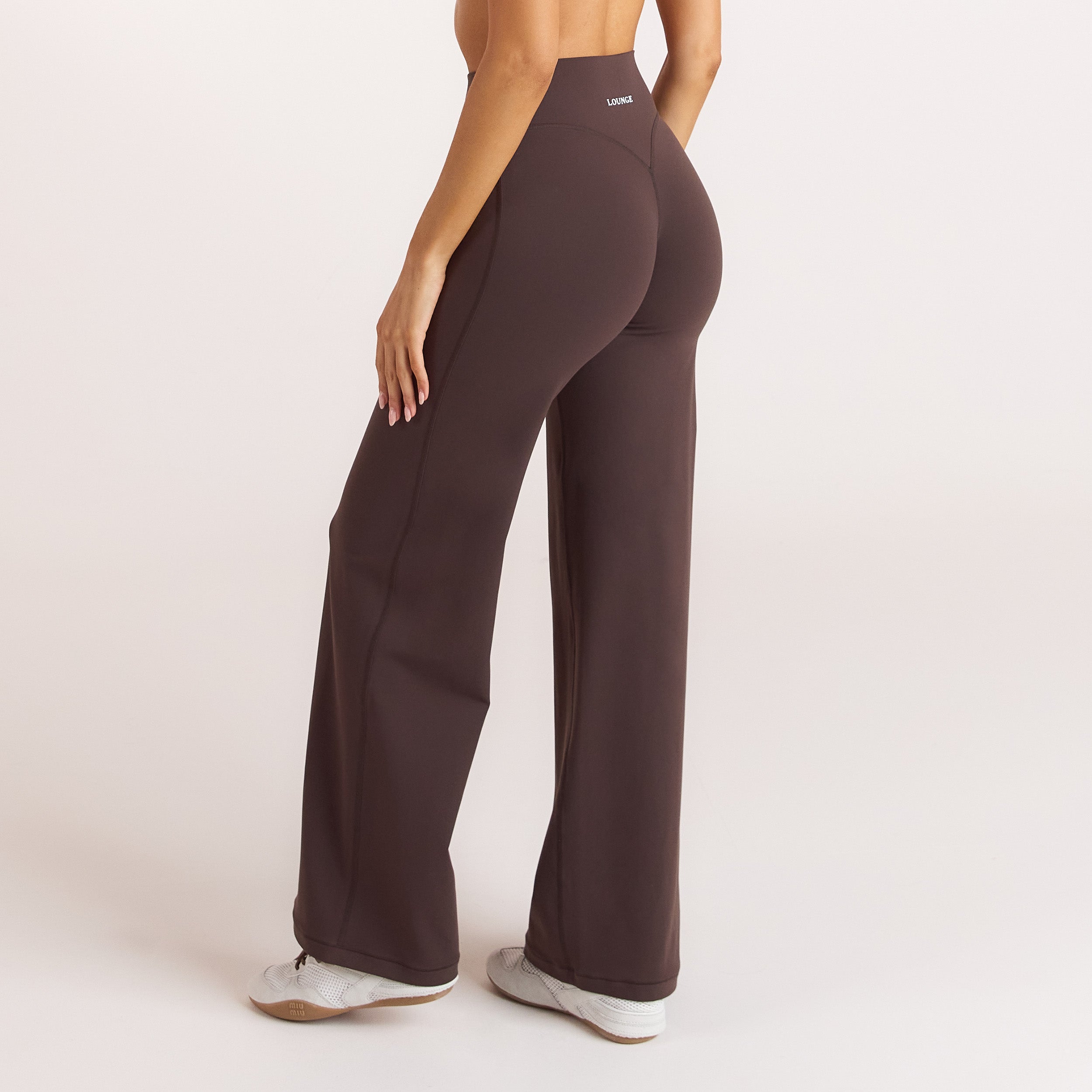 ContourSoft™ Leggings med lige ben - Mørk Chokolade