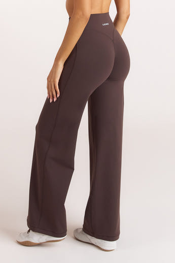 ContourSoft™ Leggings med lige ben - Mørk Chokolade