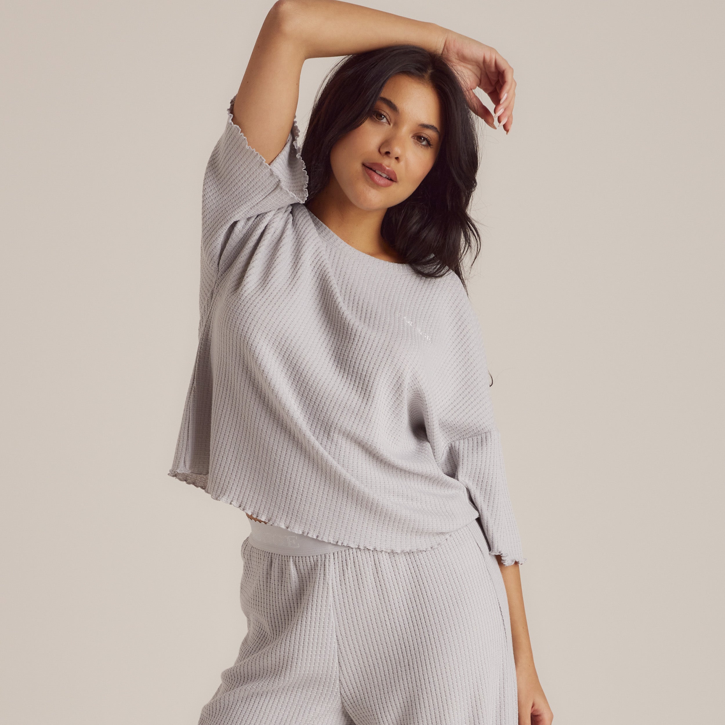 Soft Waffle Pyjama Top  | Imaani, S