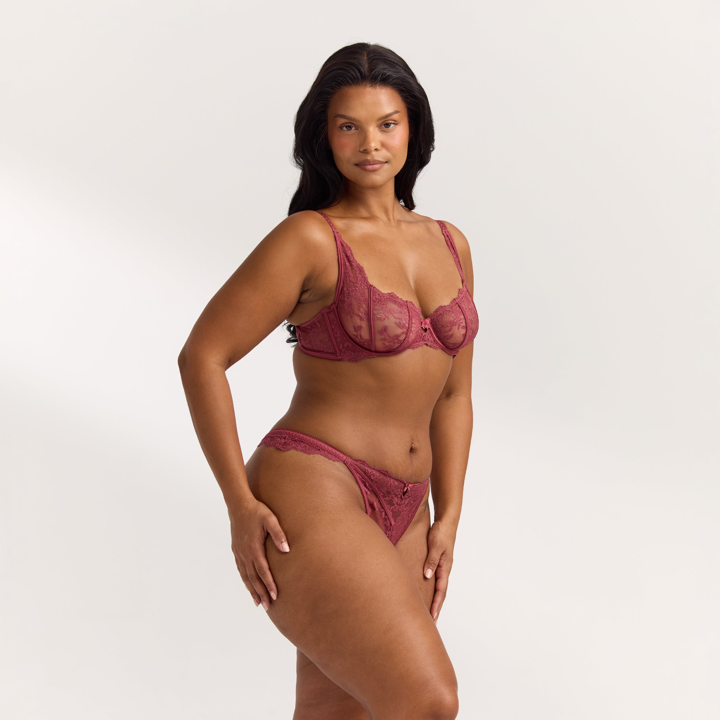 Enchant Plunge BH | Enchant Plunge BH - Rabarberfarve