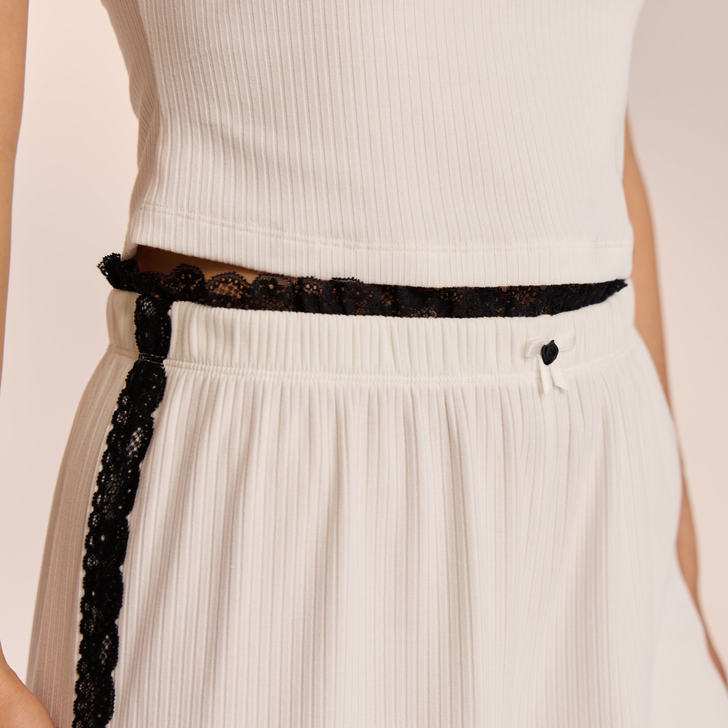 Pyjamabukser med Blonder  | Miki, S