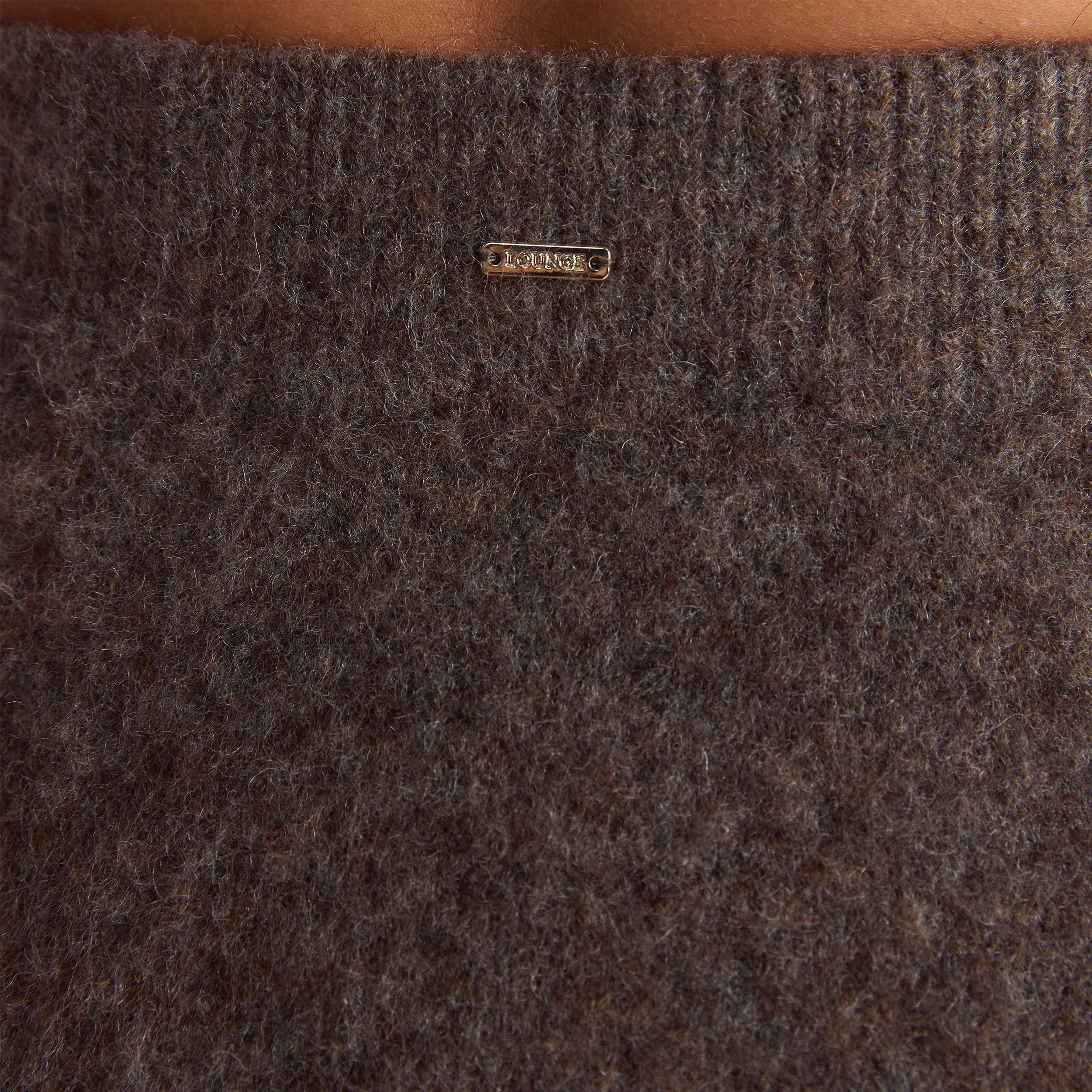Polotop i strik | Polotop i strik - Askebrun