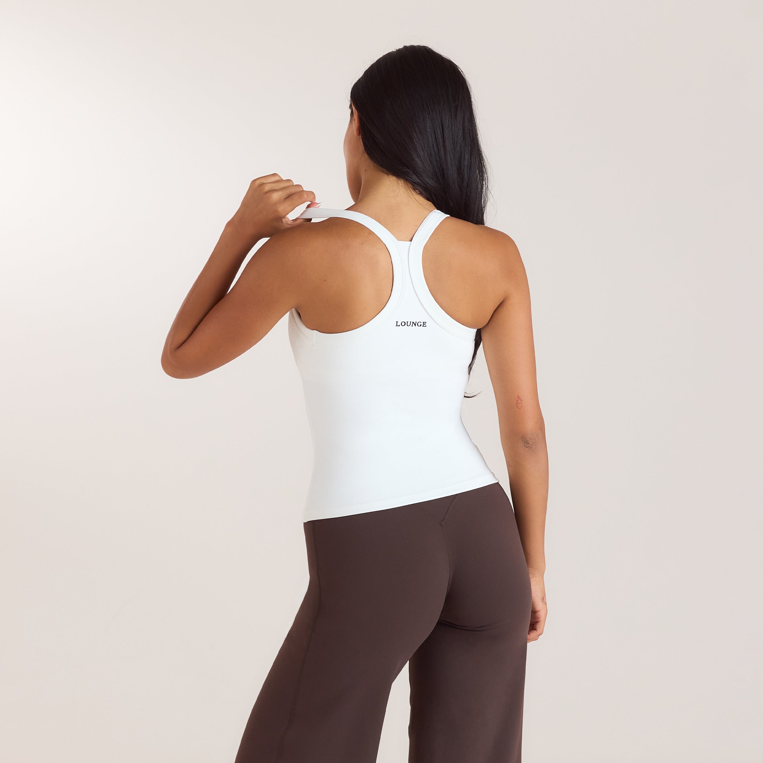 ContourSoft™ Cami-top med v-hals | ContourSoft™ Cami-top med v-hals - Hvid