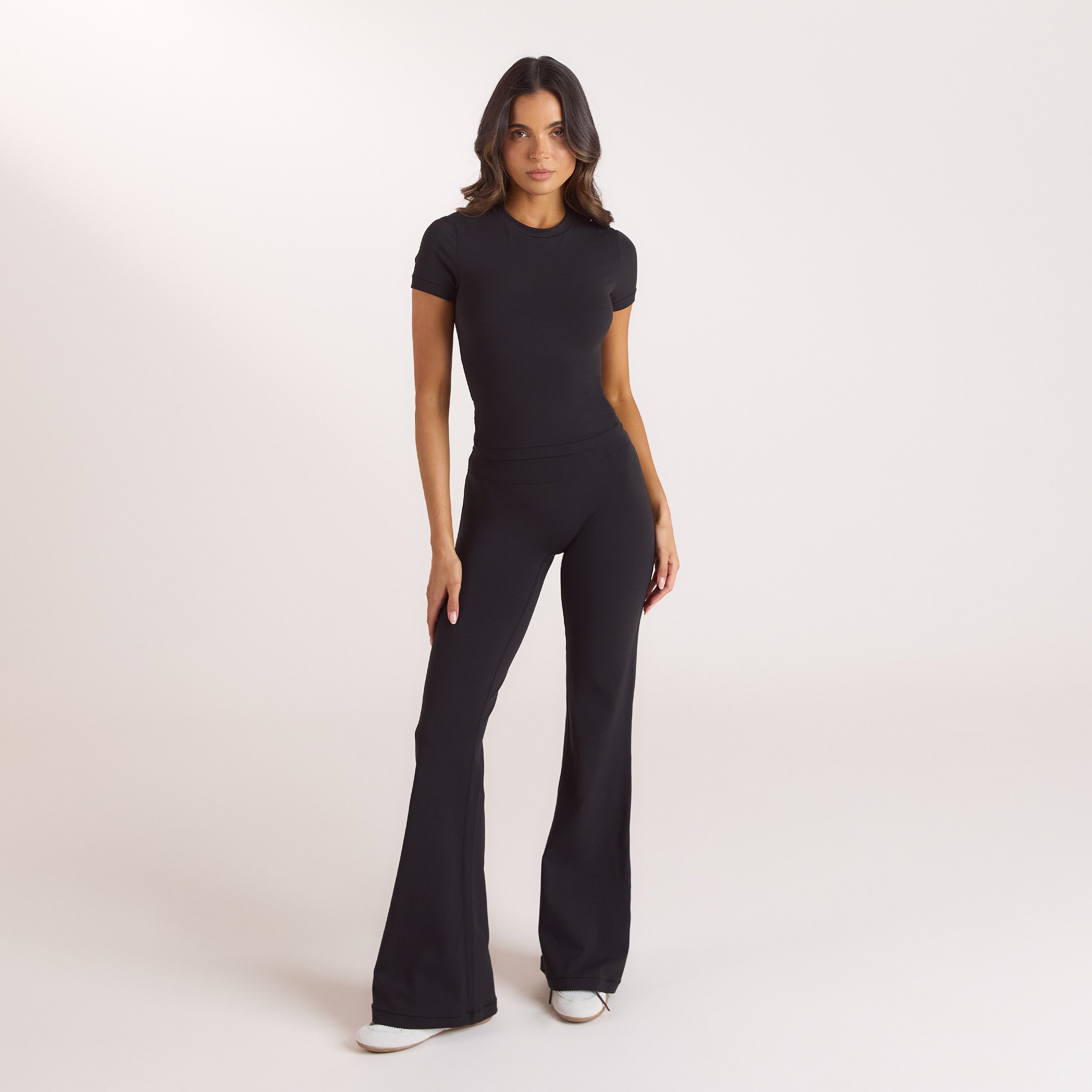 ContourSoft Udslåede Leggings | ContourSoft Udslåede Leggings - Sort