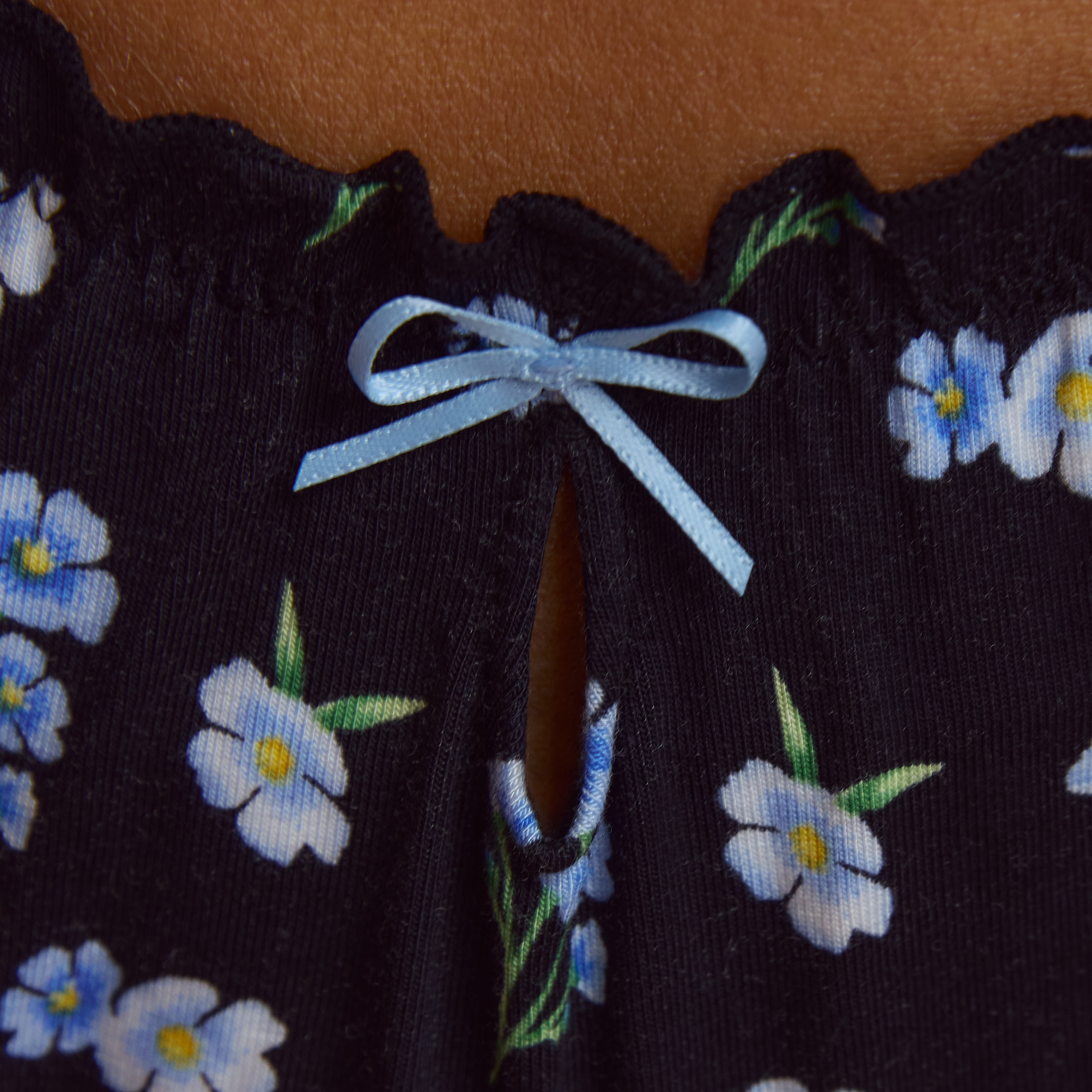 Printed Thong (3-pak) | Printed Thong (3-pak) - Blå Print