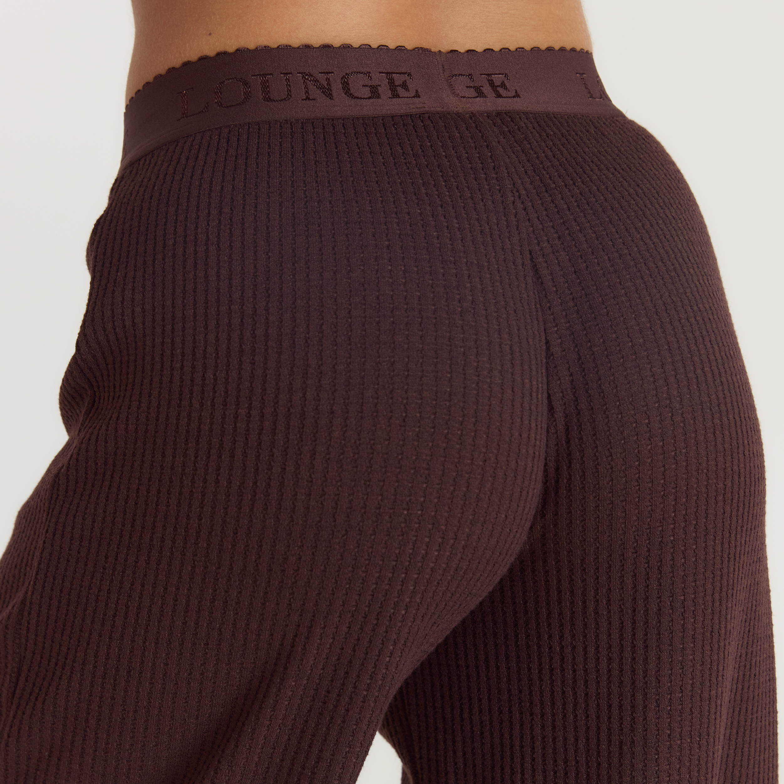 Soft Waffle Pyjama Bukser | Soft Waffle Pyjama Bukser - Mørk Chokolade