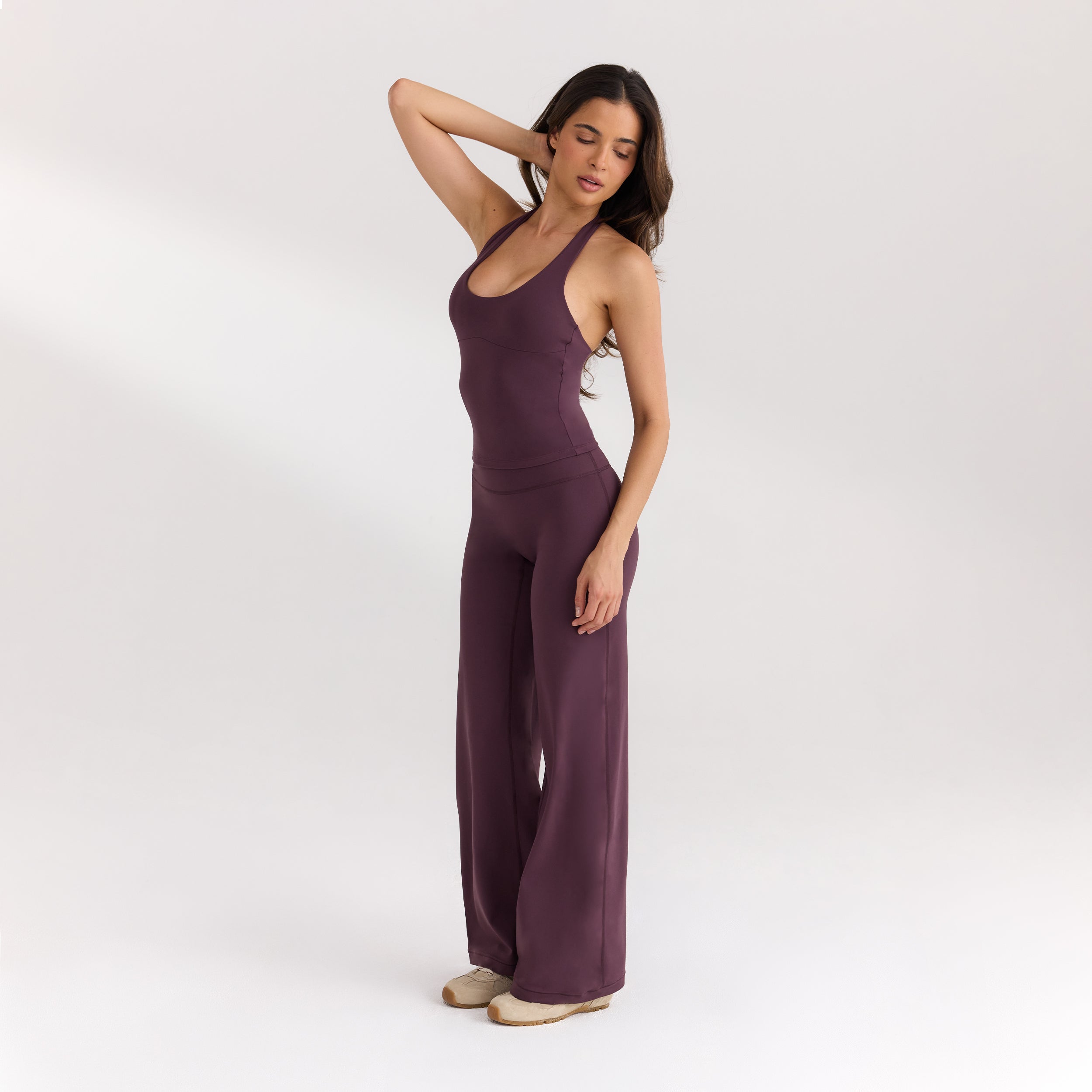 ContourSoft™ Leggings med lige ben | ContourSoft™ Leggings med lige ben - Kirsebærlak
