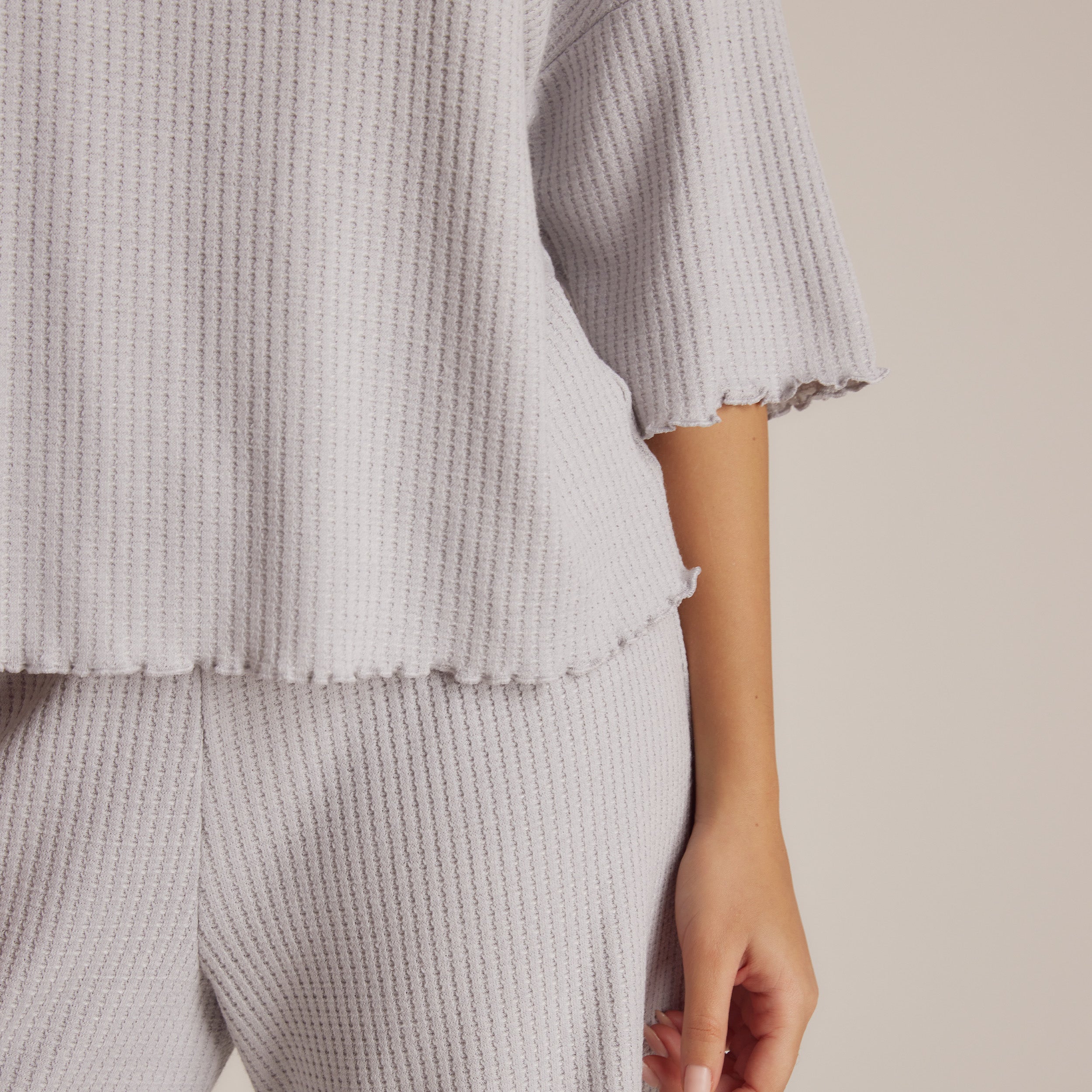 Soft Waffle Pyjama Top  | Imaani, S