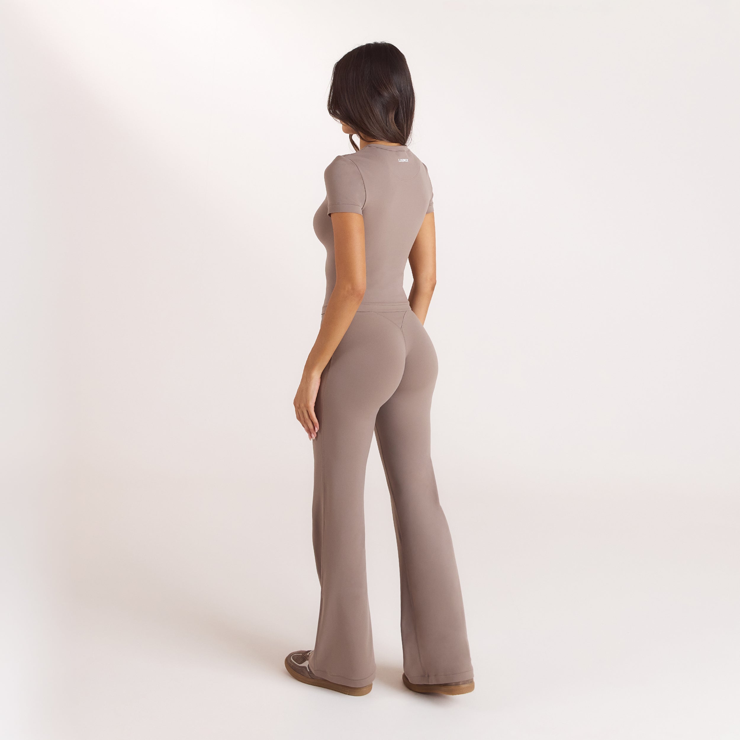 ContourSoft Udslåede Leggings | ContourSoft Udslåede Leggings - Svampefarvet