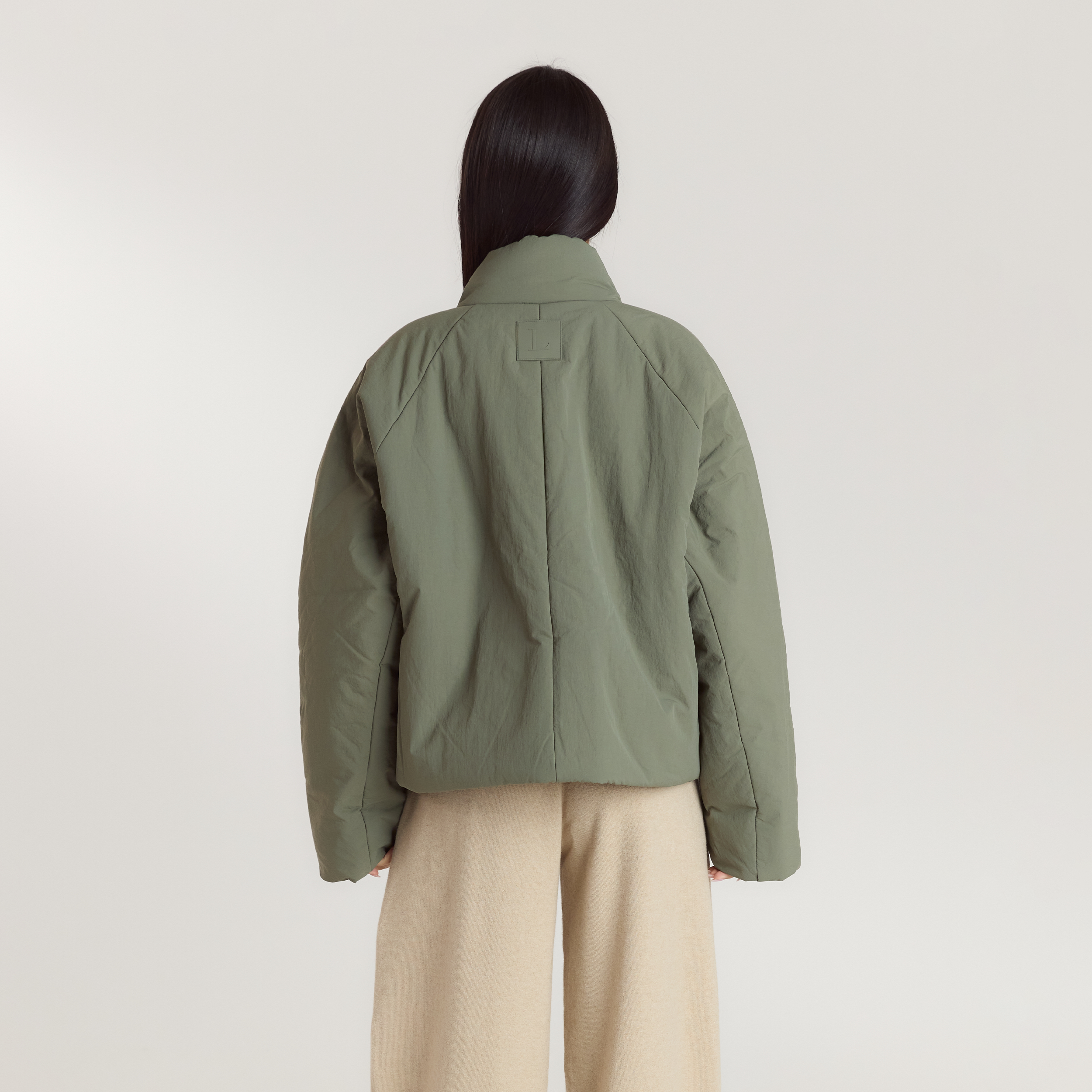 Cocoon Pufferjakke | Cocoon Pufferjakke - Salviegrøn