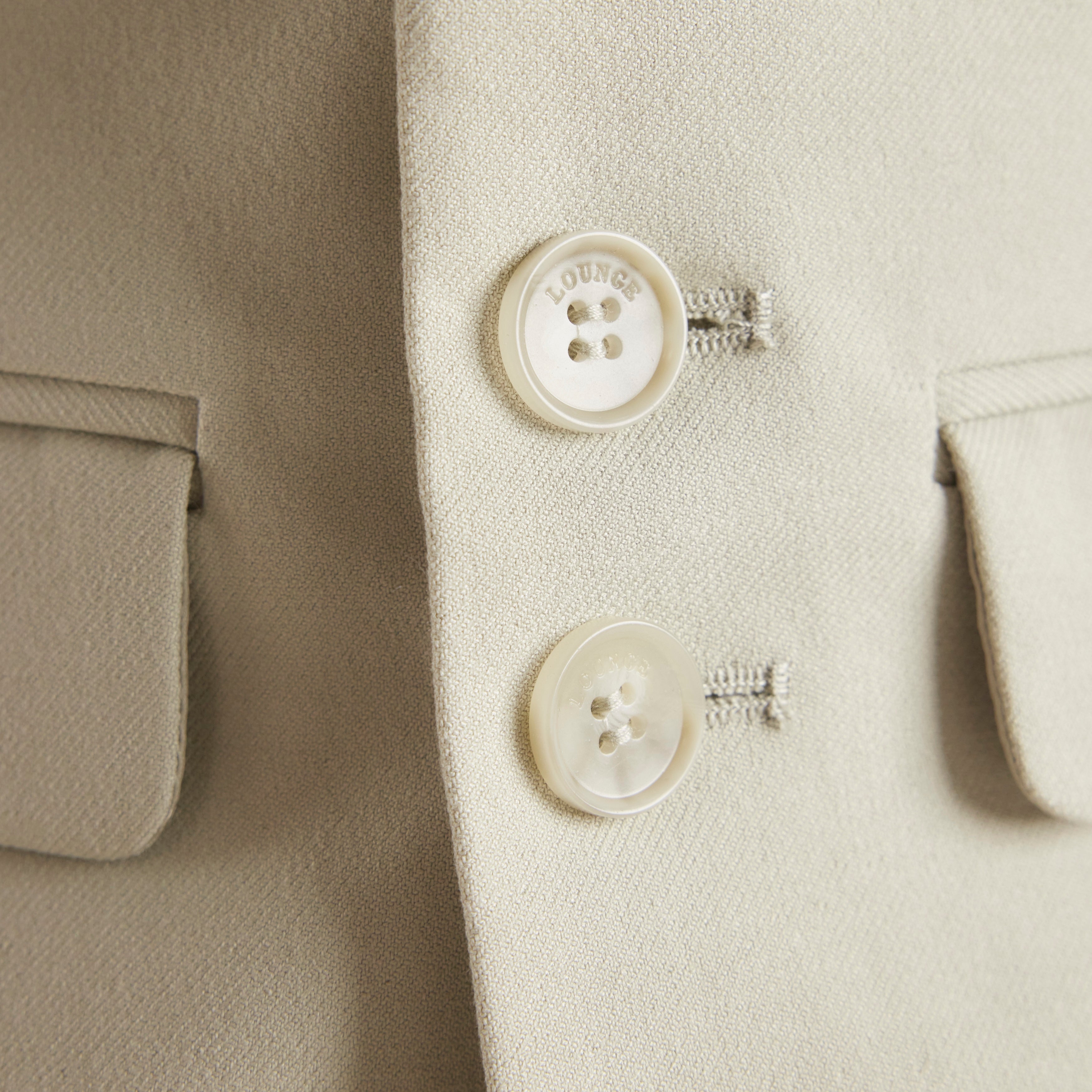 Struktureret Jakke | Struktureret Jakke - Salviegrøn