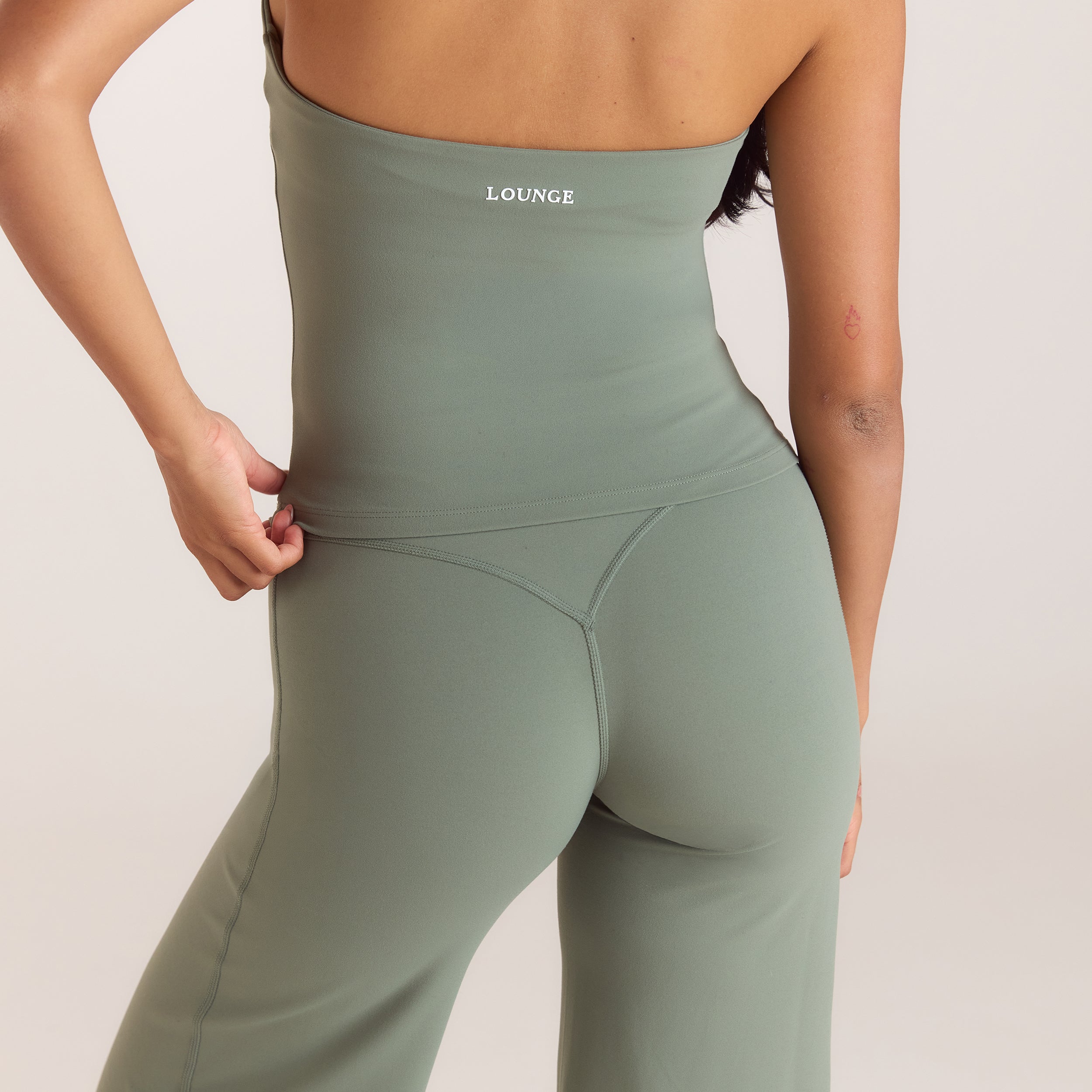 ContourSoft™ Leggings med lige ben | ContourSoft™ Leggings med lige ben - Salviegrøn