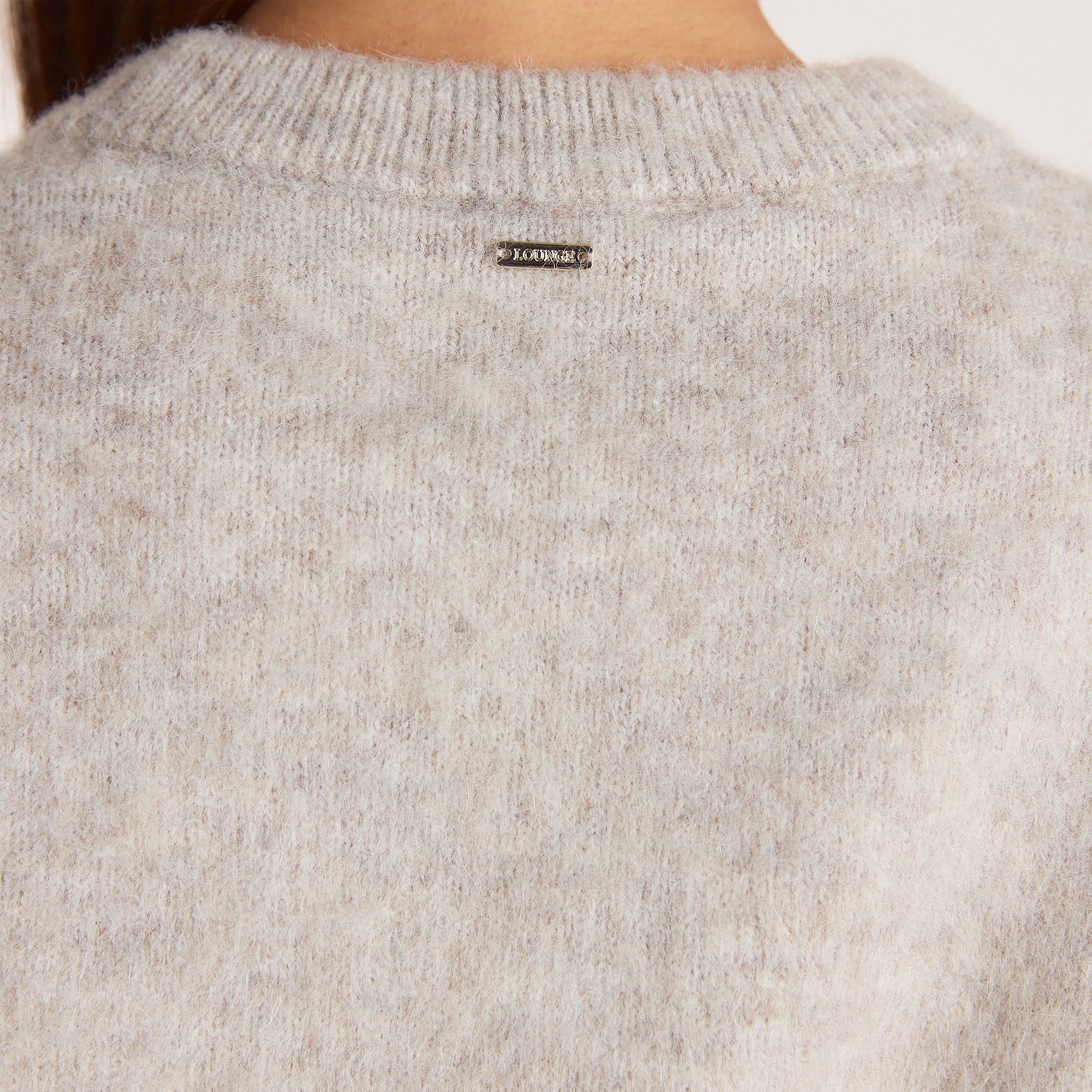 Blød og vamset strikjumper | Blød og vamset strikjumper - Varm Grå