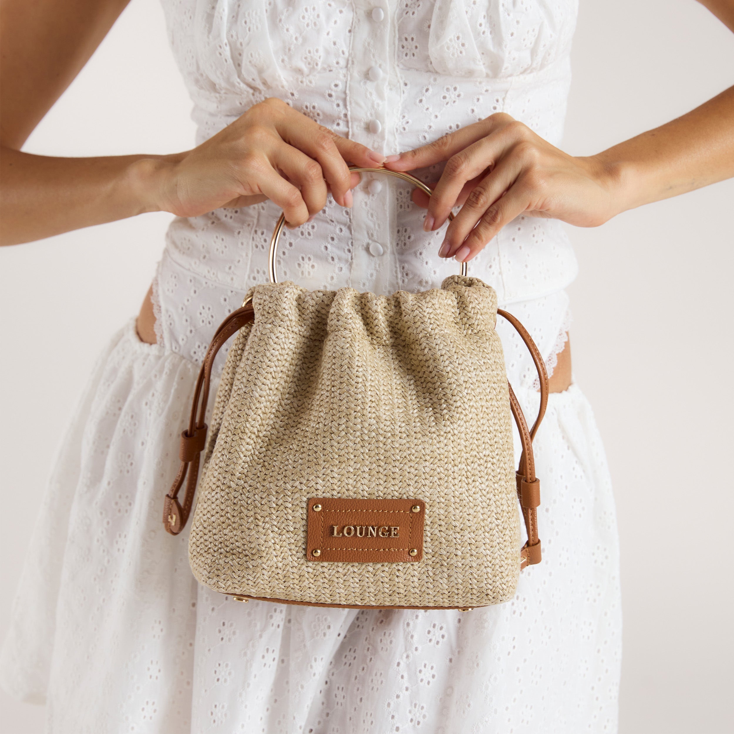 Blythe Bucket Bag | Blythe Bucket Bag - Raffia