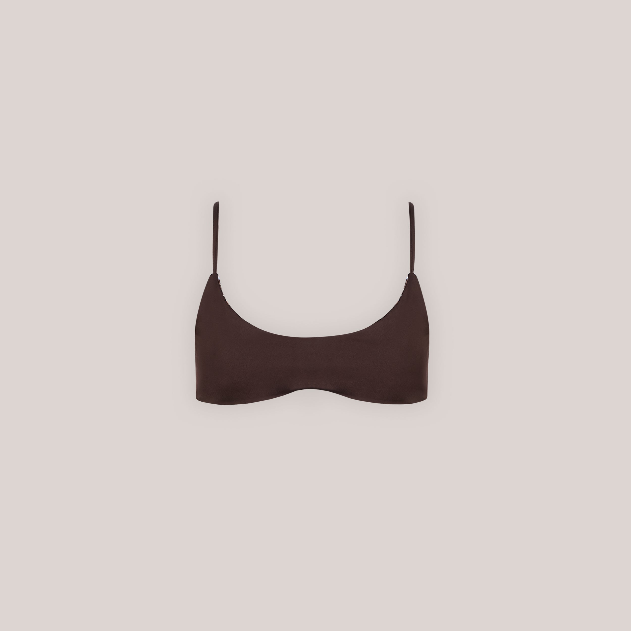 Vendbar Bralette Bikinitop | Vendbar Bralette Bikinitop - Brun/Blomstret