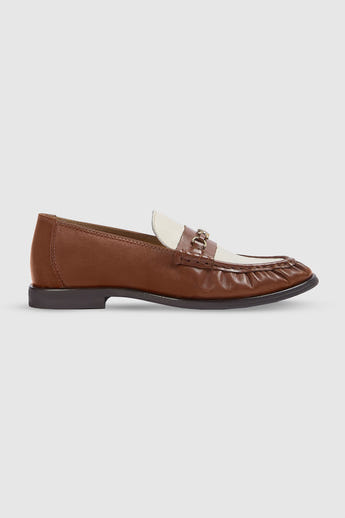 Agnes Loafers - Tan/Creme