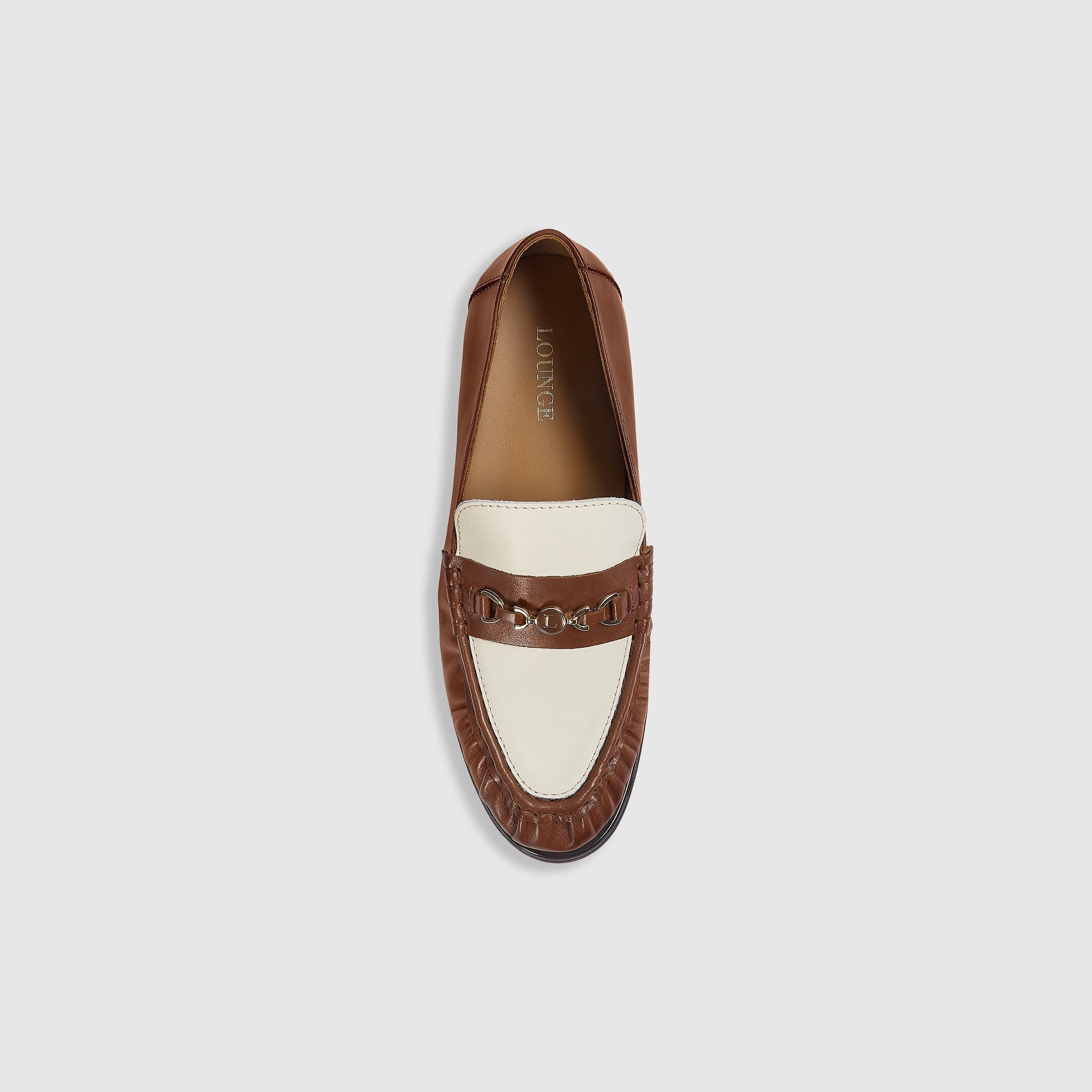Agnes Loafers - Tan/Creme alternate